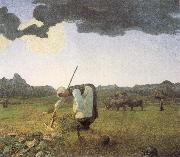 Giovanni Segantini, The Hay Harvest